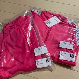 エイチアンドエム(H&M)のtrust154様　新品★タグ付　110　H&M　ジャージ　セットアップ　パンツ(ジャケット/上着)