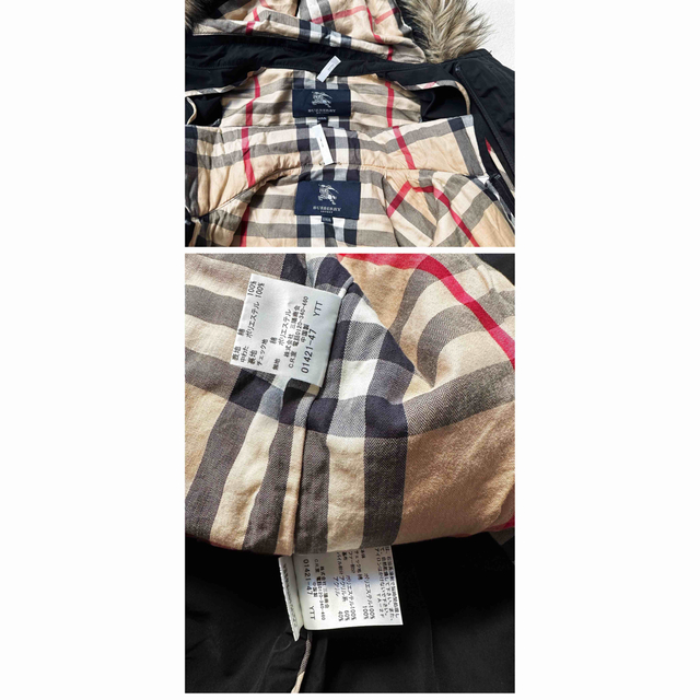 BURBERRY(バーバリー)のBurberry London 3wayファーフード定番チェックコード 110 キッズ/ベビー/マタニティのキッズ服男の子用(90cm~)(コート)の商品写真