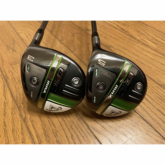 超美品】キャロウェイ EPIC MAX(3W:15°&5W:18°)(R)-