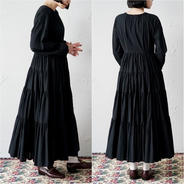 【未使用品】foufou the dress #29 ティアードワンピース