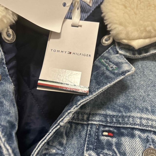 TOMMY HILFIGER(トミーヒルフィガー)のTommy Gジャン　ボア付き　kids レディースのジャケット/アウター(Gジャン/デニムジャケット)の商品写真