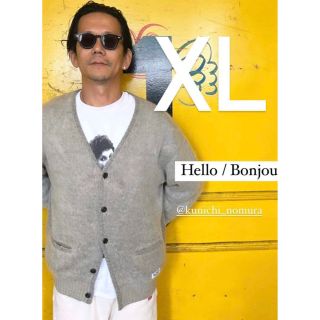 WACKO MARIA - WACKO MARIA MOHAIR CARDIGAN GRAY ワコマリアの通販