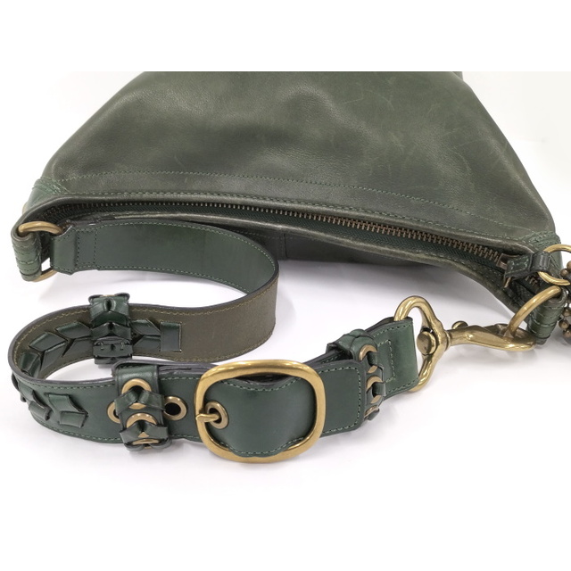 COACH - COACH ショルダーバッグ レザー カーキ 11423の通販 by COACH - COACH ショルダーバッグ レザー カーキ 11423の通販 by