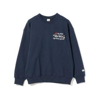 ビーミング ライフストア バイ ビームス(B:MING LIFE STORE by BEAMS)の【NAVY】RUSSELL ATHLETIC x B:MING by BEAMS / 別注 ハイコットン ロゴ スウェットシャツ(スウェット)