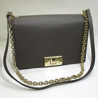 新品未使用 FURLA フルラ チェーン ショルダー バッグ btd6 グレー