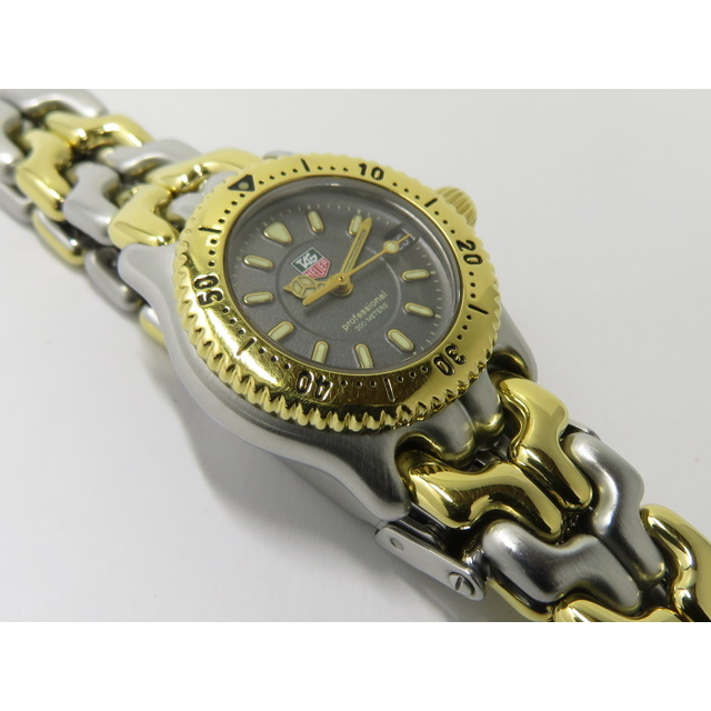 TAG Heuer セル デイト クオーツ SS コンビ グレー文字盤 7