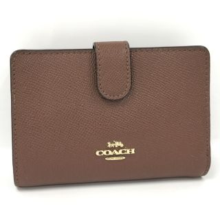 コーチ(COACH)のCOACH 2つ折り財布 PVC ブラウン F11484(財布)