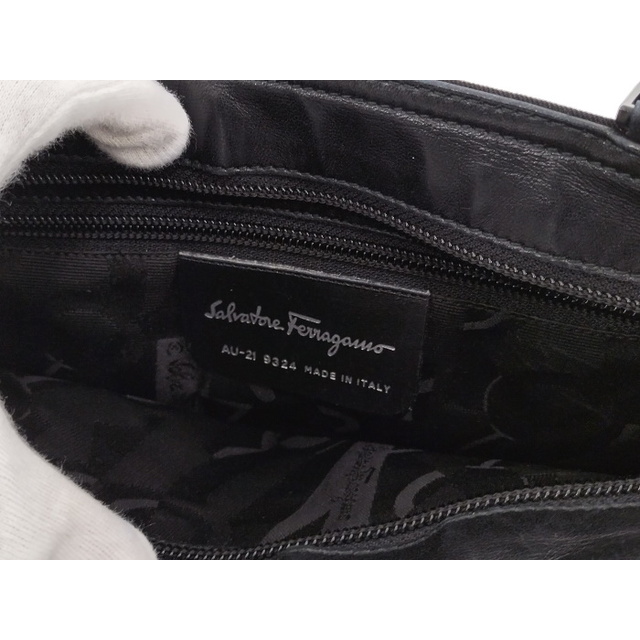 Salvatore Ferragamo 2WAY ハンドバッグ キャンバス