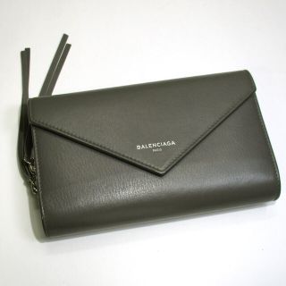 バレンシアガ(Balenciaga)のBALENCIAGA ペーパー マニー ジップアラウンド長財布 二つ折り レザー(財布)