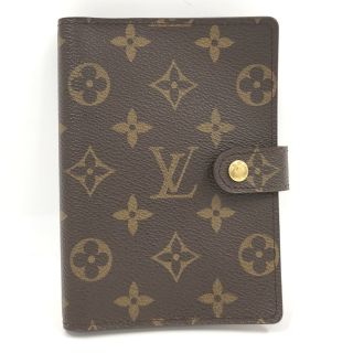 ルイヴィトン(LOUIS VUITTON)のLOUIS VUITTON アジェンダPM 手帳カバー モノグラム レザー(その他)