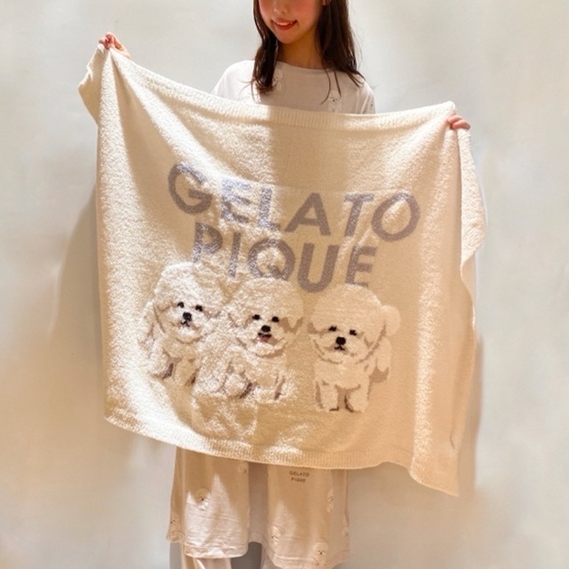 gelato pique 新品未使用 ジェラートピケ モチーフジャガードブランケット ビションフリーゼの通販 by まーぶる's shop｜ ジェラートピケならラクマ