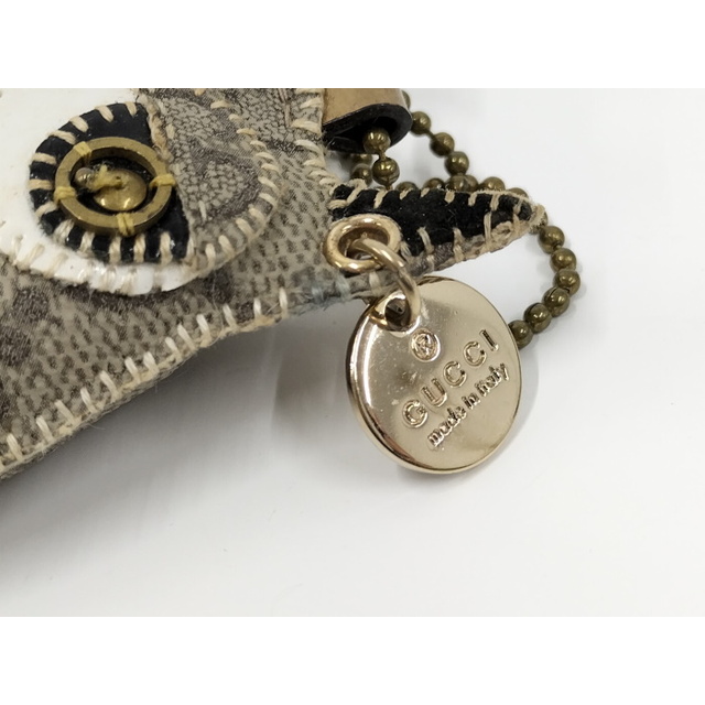 GUCCI - GUCCI キーホルダー シェリー 猫 レザー ベージュの通販 GUCCI - GUCCI キーホルダー シェリー 猫 レザー ベージュの通販