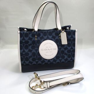 コーチ(COACH)のCOACH デンプシー キャリーオール シグネチャー ウィズ パッチ 2WAY(その他)