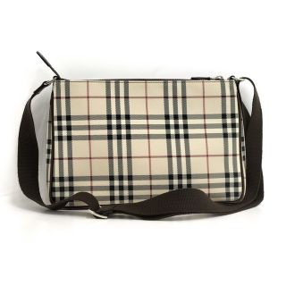 BURBERRY - BURBERRY ショルダーバッグ ノヴァチェック キャンバス