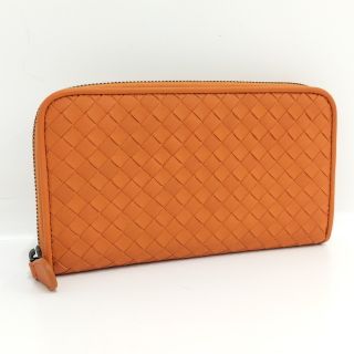 ボッテガヴェネタ(Bottega Veneta)のBOTTEGA VENETA ラウンドファスナー長財布 イントレチャート レザー(財布)