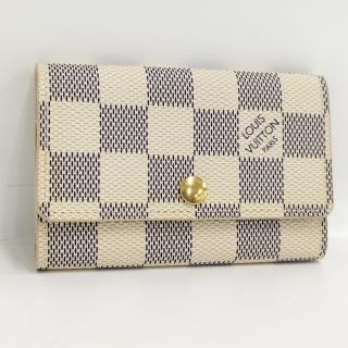 ルイヴィトン(LOUIS VUITTON)のLOUIS VUITTON ミュルティクレ6 キーケース ダミエ アズール(キーケース)