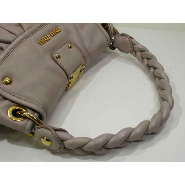 miu miu 2WAY ショルダーバッグ ハンドバッグ マテラッセ レザー 6