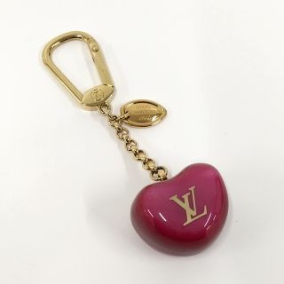 ルイヴィトン(LOUIS VUITTON)のLOUIS VUITTON ポルトクレ ポム キーリング ハート リンゴ レッド(チャーム)