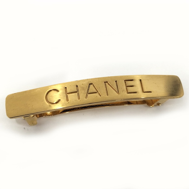 CHANEL バレッタ ゴールド GP 96A-