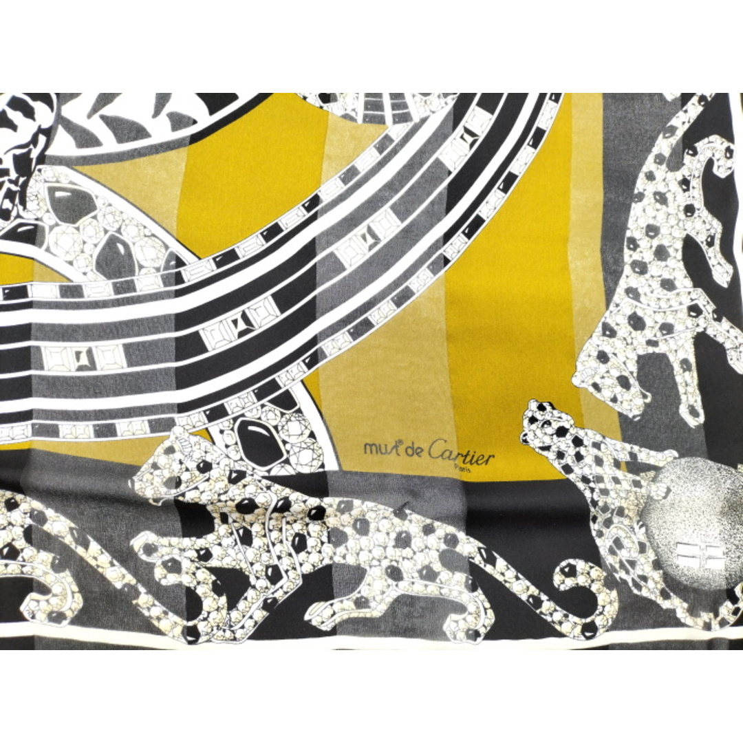 Cartier - Cartier Must de Cartier 大判スカーフ パンサーの Cartier - Cartier Must de Cartier 大判スカーフ パンサーの