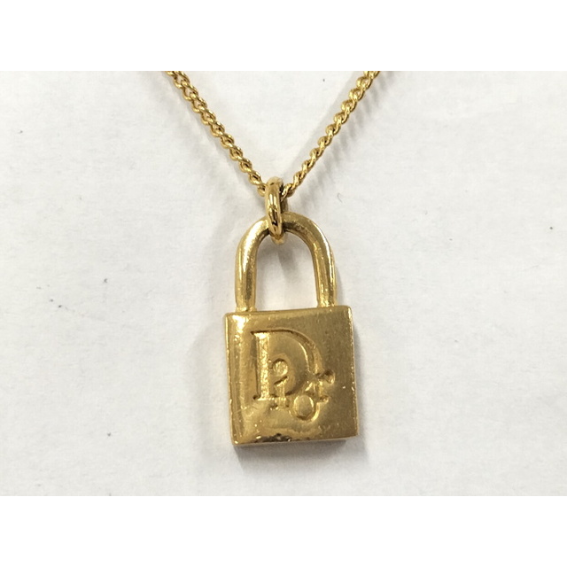 Christian Dior - Christian Dior ネックレス 南京錠 モチーフ Christian Dior - Christian Dior ネックレス 南京錠 モチーフ