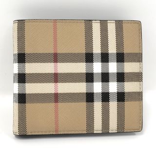 バーバリー(BURBERRY)のBURBERRY 二つ折り財布 シーシービル コイン ヴィンテージチェック(長財布)