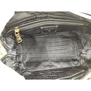 PRADA - PRADA 2WAYショルダーバッグ ギャザー ナイロン ブラック