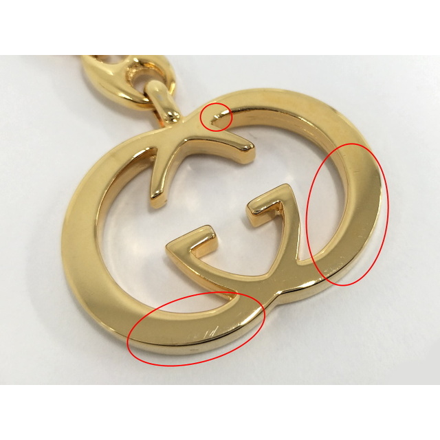 GUCCI - GUCCI チャーム キーホルダー インターロッキングG GUCCI - GUCCI チャーム キーホルダー インターロッキングG