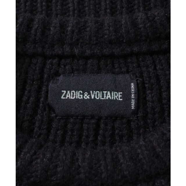 Zadig&Voltaire(ザディグエヴォルテール)のZADIG & VOLTAIRE ニット・セーター S 黒 【古着】【中古】 メンズのトップス(ニット/セーター)の商品写真