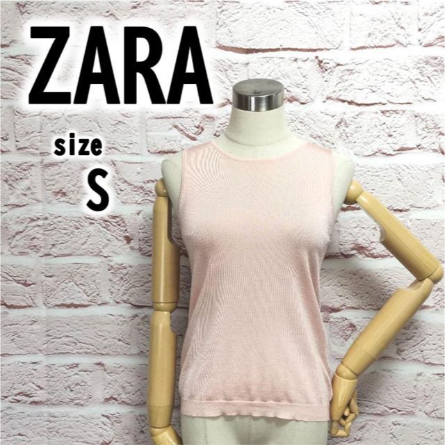 ZARA ラインストーンカットソー             ザラ タンクトップ