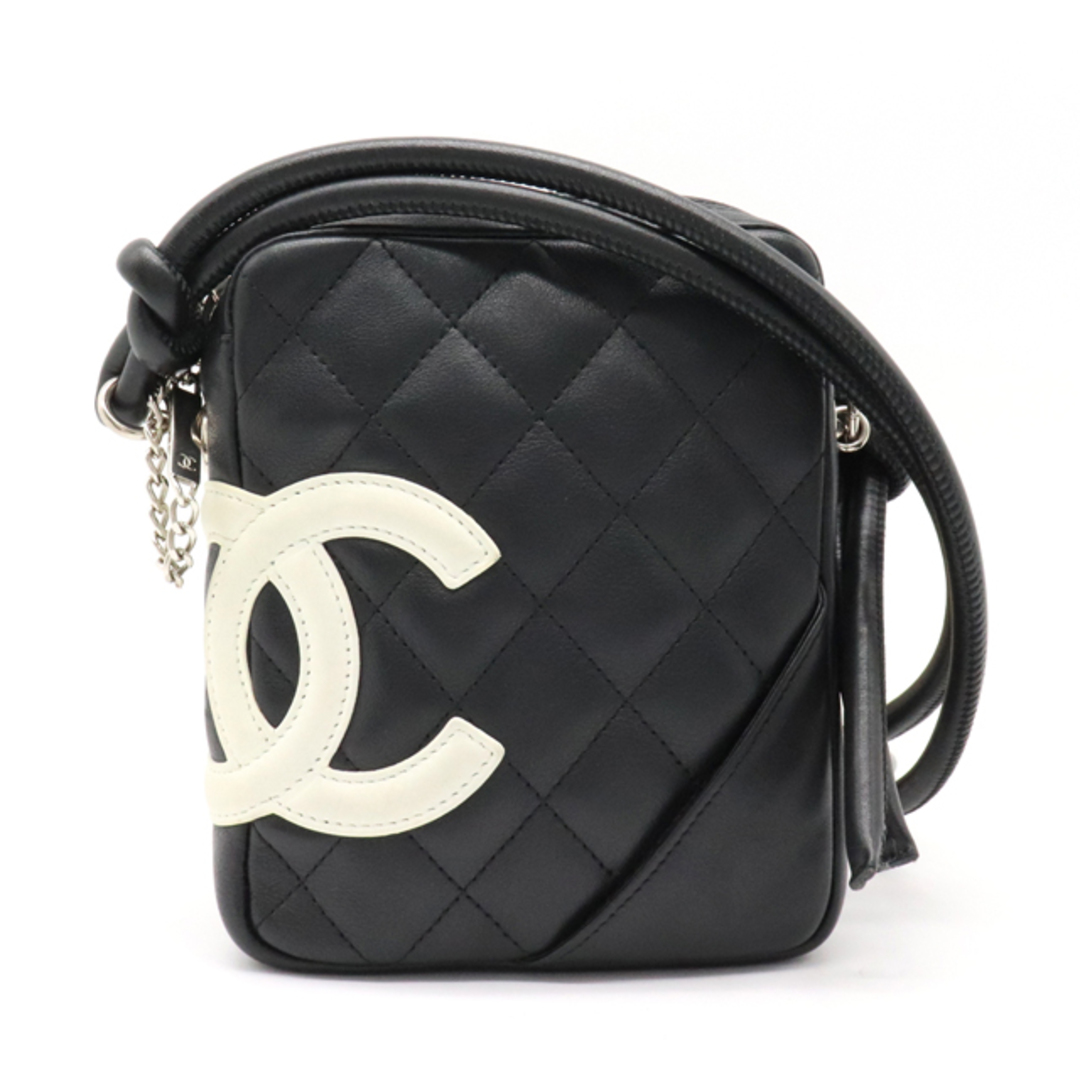 【美品】CHANEL ポシェット ショルダーバッグ  ココマーク 黒 レディース