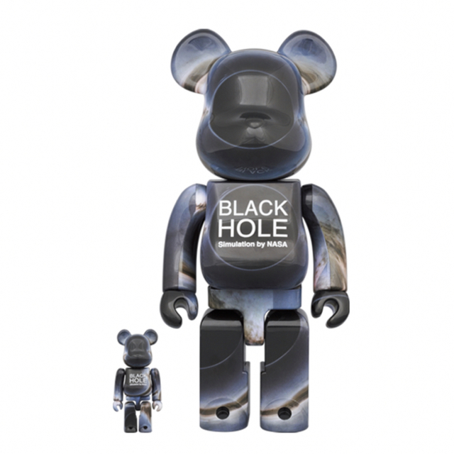 2GEXCLUSIVEBLACK HOLE BE@RBRICK 100％ & 400％