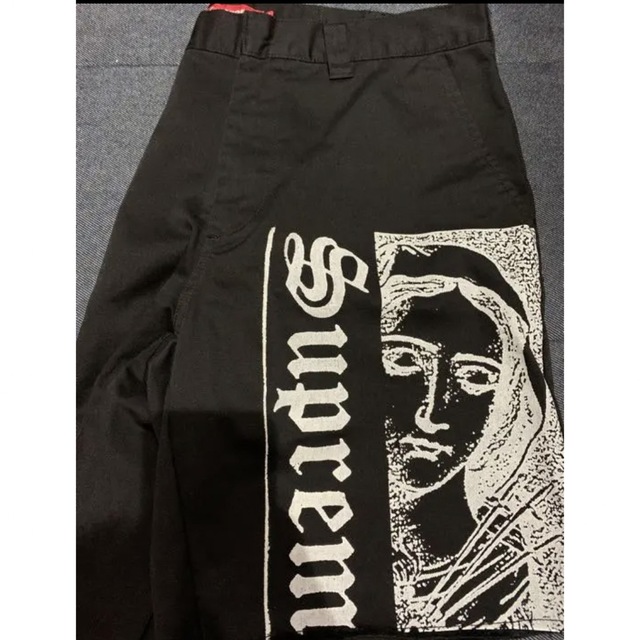 希少 36 supreme mary work shortカーキサイズ