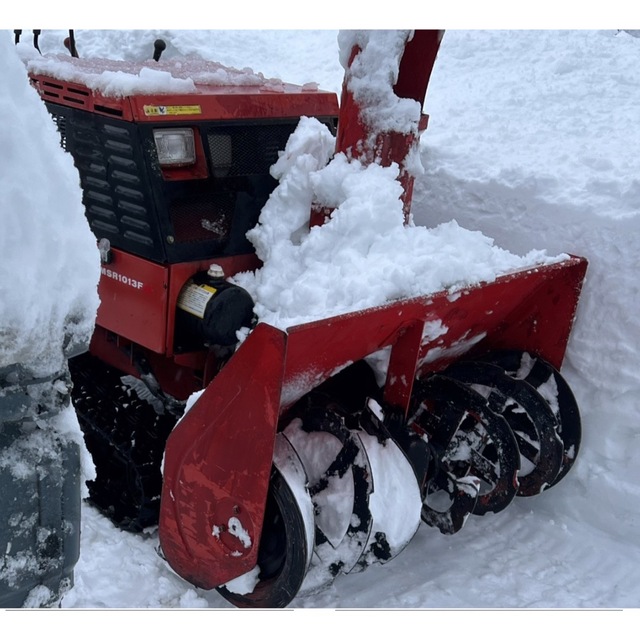 13馬力　ガソリン　HST 実働　三菱 除雪機　MSR1013F