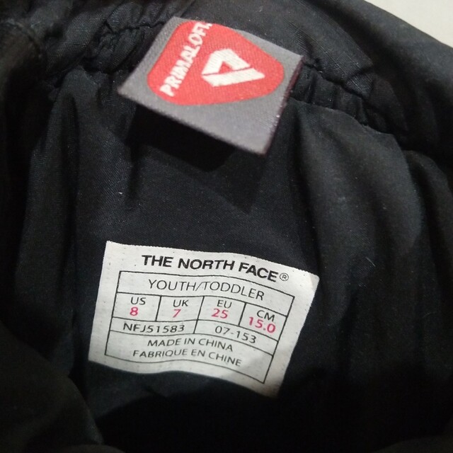 THE NORTH FACE(ザノースフェイス)のノースフェイス　スノーブーツ　ヌプシ　15センチ キッズ/ベビー/マタニティのキッズ靴/シューズ(15cm~)(ブーツ)の商品写真