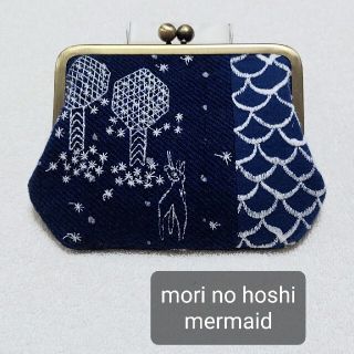 ハンドメイド　ミナペルホネン　仕切りがま口財布(財布)