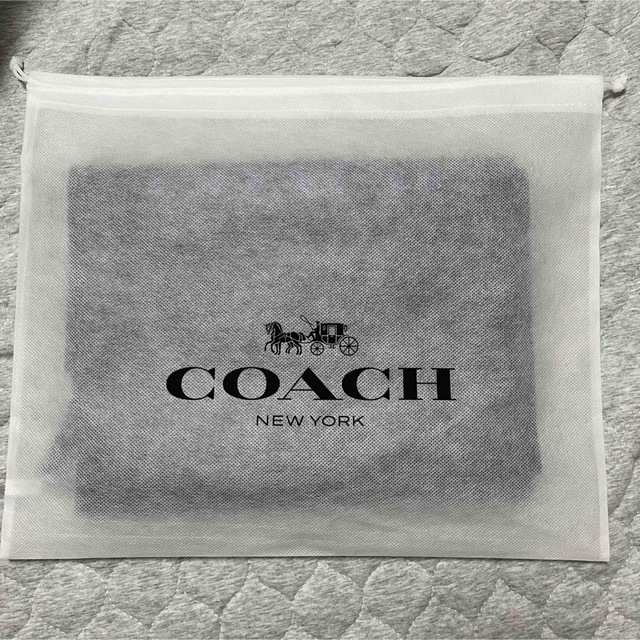 COACH(コーチ)のお取引中　COACH コーチ　マフラー　ネイビー×ブルー　メンズ メンズのファッション小物(マフラー)の商品写真