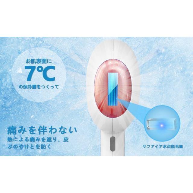 ⭐️大人気⭐️ レディースメンズ 家庭用脱毛器   髭 除毛器　IPL光脱毛器 スマホ/家電/カメラの美容/健康(ボディケア/エステ)の商品写真