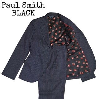 ポールスミス(Paul Smith)の【美品】Paul Smith BLACK スーツ セットアップ 裏地総柄 グレー(スーツ)