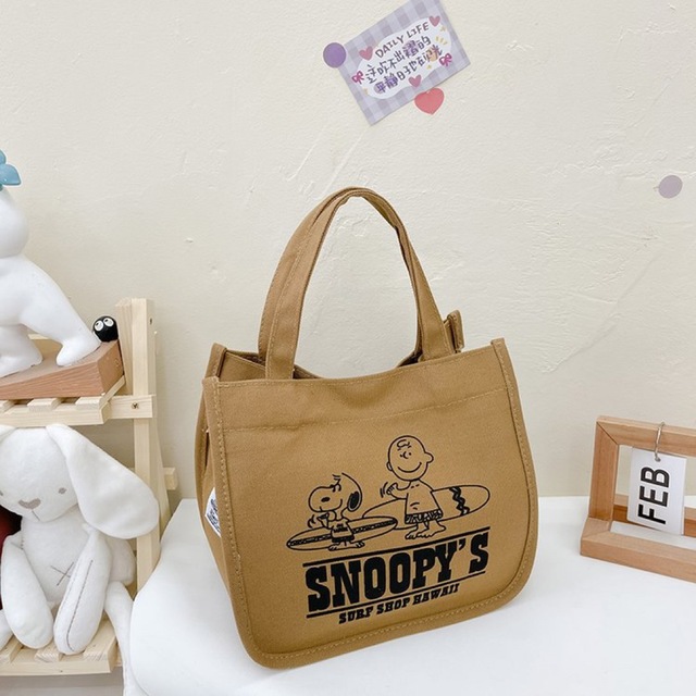 スヌーピー トートバッグSNOOPY エコバッグ レディースのバッグ(トートバッグ)の商品写真