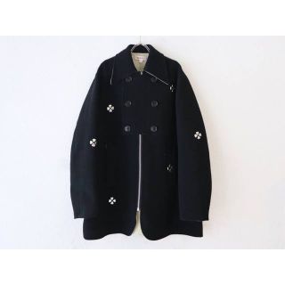 コモリ(COMOLI)のMASU ZIP-UP CLOVER STUDS COAT(ステンカラーコート)