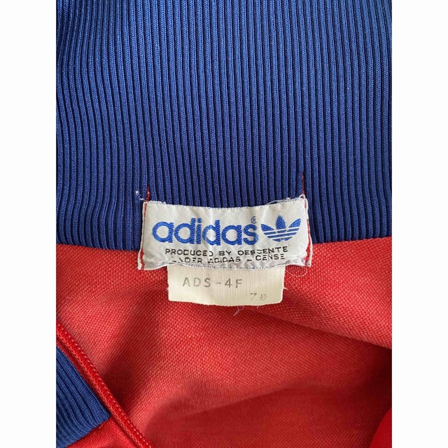 adidas(アディダス)の【ggggg様専用】80s アディダス 赤紺モデル ジャージ デサント 西ドイツ メンズのトップス(ジャージ)の商品写真