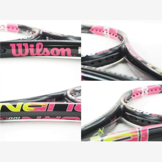 wilson(ウィルソン)の中古 テニスラケット ウィルソン バーン 100エルエス ピンク 2016年モデル (G2)WILSON BURN 100LS Pink 2016 スポーツ/アウトドアのテニス(ラケット)の商品写真