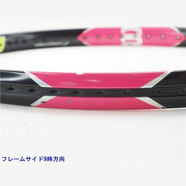 wilson(ウィルソン)の中古 テニスラケット ウィルソン バーン 100エルエス ピンク 2016年モデル (G2)WILSON BURN 100LS Pink 2016 スポーツ/アウトドアのテニス(ラケット)の商品写真