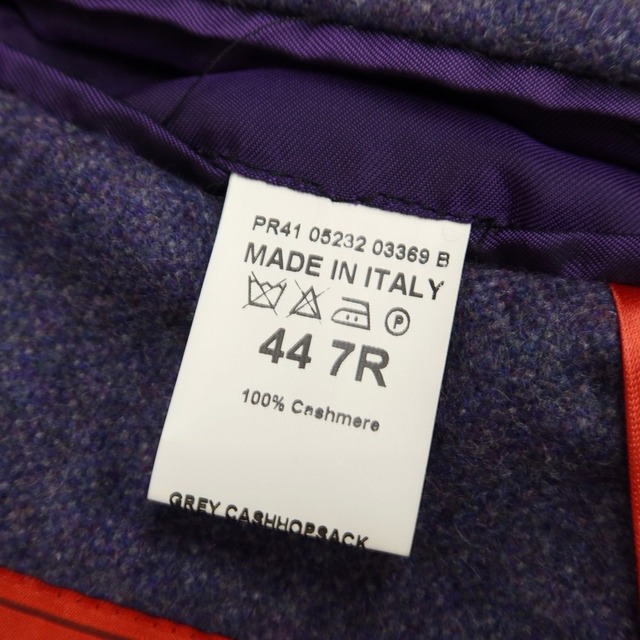 【中古】イザイア ISAIA CORTINA カシミヤ テーラードジャケット【サイズ44】【メンズ】 メンズのジャケット/アウター(テーラードジャケット)の商品写真
