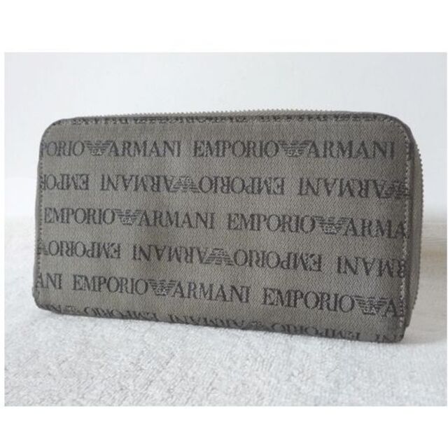 Emporio Armani(エンポリオアルマーニ)のエンポリオアルマーニ　長財布　ラウンドファスナー　ロングウォレット　メンズ メンズのファッション小物(長財布)の商品写真