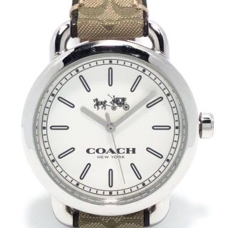 コーチ(COACH)のCOACH(コーチ) 腕時計 ミニシグネチャー柄(腕時計)