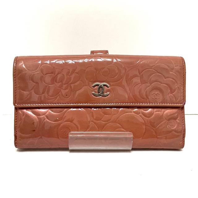 CHANEL(シャネル) 長財布 カメリア ピンク npmtb.co.nz