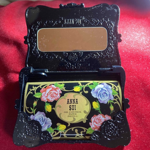 新発売の ANNA SUI あぶらとり紙 ミラー付きケース econet.bi