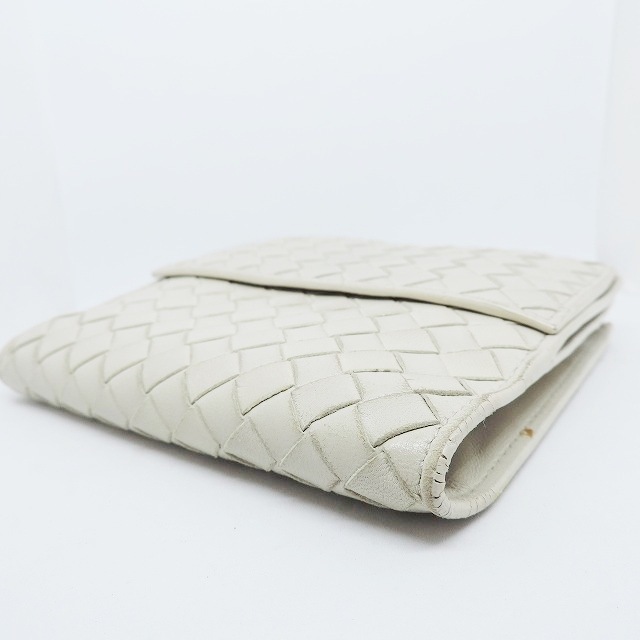 豪奢な 良品 BOTTEGA VENETA 163240 イントレ Wホック財布 tdh